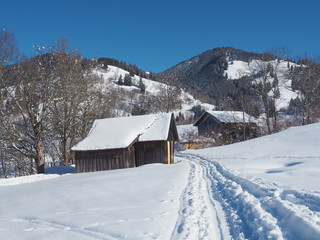 Schneeschuhwandern auf Hörnle (Ammergauer Alpen)
