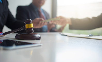 Lawyers or legal counsel receive wages from businessmen.