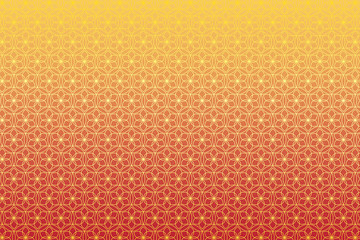 和柄 一重円 金色の花 栗色