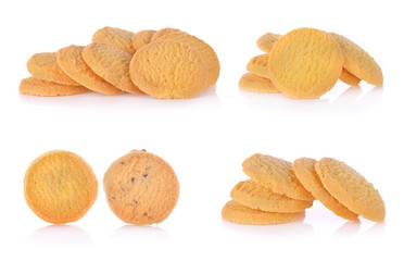 Cookies isolated on white background.