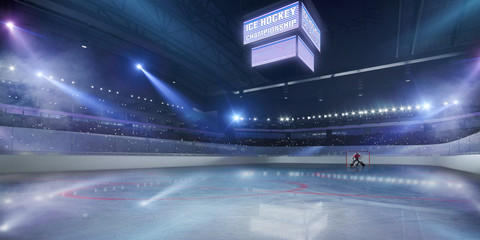 Ice hockey stadium.