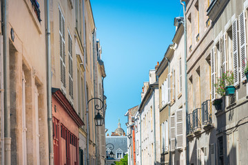 ORLEANS, FRANCE - May 8, 2018: Antique building view in Old Town Orleans, France