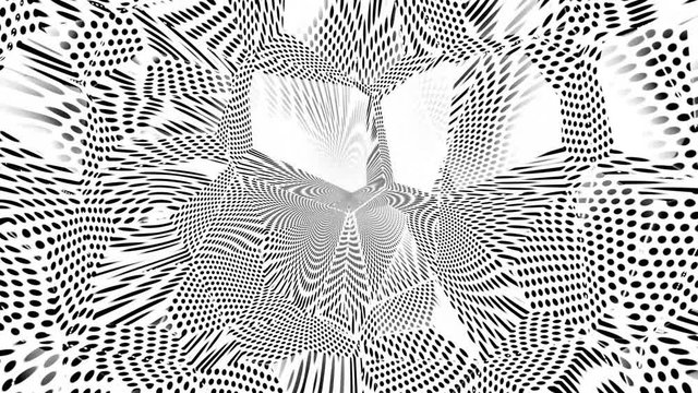 Seamless Looping Distorted Dot Pattern