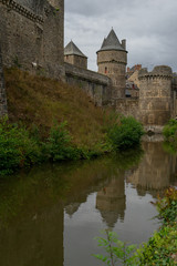 Fougères castle in Normandy tourist attraction