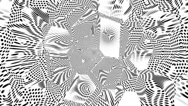 Seamless Looping Distorted Dot Pattern