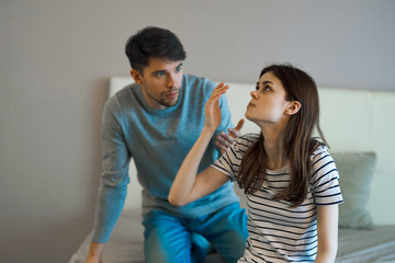 young couple having an argument