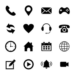 website icon set vector design symbol © trimulyani