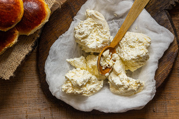 Organic Farming Cottage cheese  with homemade buns