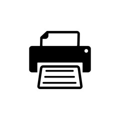 printer icon vector design template