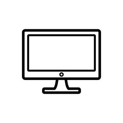 monitor - device icon vector design template