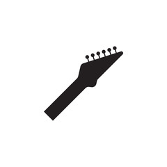 Guitar neck icon design template vector isolated