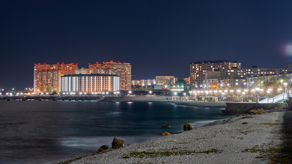 Naklejka premium city at night