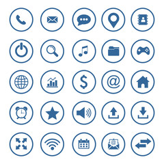 website icon set vector design symbol