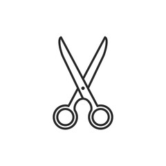 Fototapeta premium Scissors Icon Vector Illustration