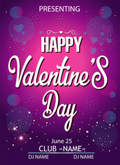 Happy Valentines day cartoon