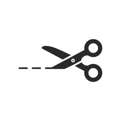 Scissors Icon Vector Illustration