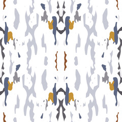 Spots, Ikat. Tie Dye, Batik. Seamless Pattern. 