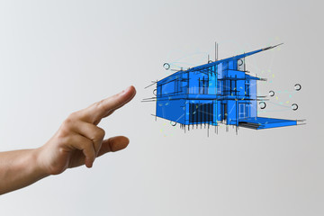 using futuristic interface of smart home automation iot