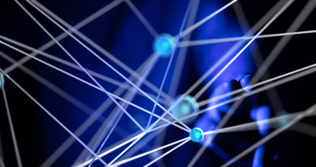 internet security and data protection concept.