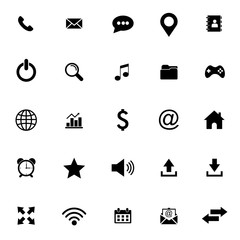 website icon set vector design symbol