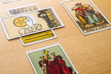 Tarot cards spread