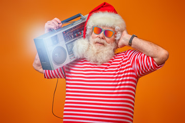 Cool DJ Santa Claus
