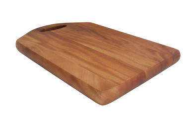 Dark wooden cutting board
