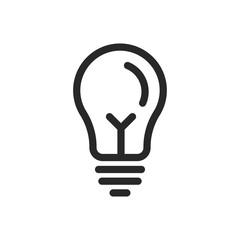 light bulb / lamp icon vector logo symbol illustration