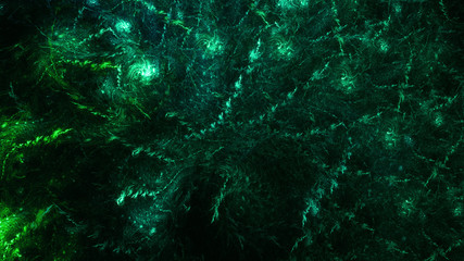 3D rendering abstract background in aqua menthe color