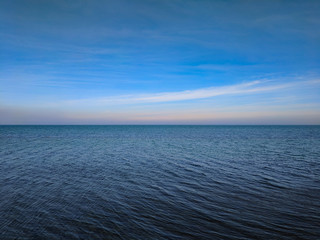 Fototapeta na wymiar Beautiful calm azure sea coast