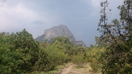 view of mountains
