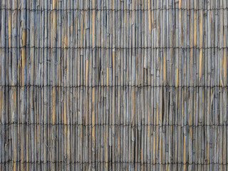 texture of bamboo mat
