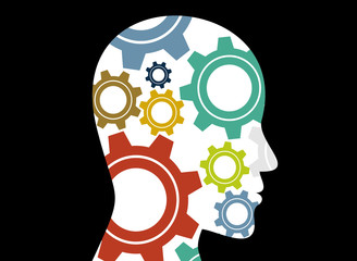 Business concepts. the concept of human intelligence. Brain storming.