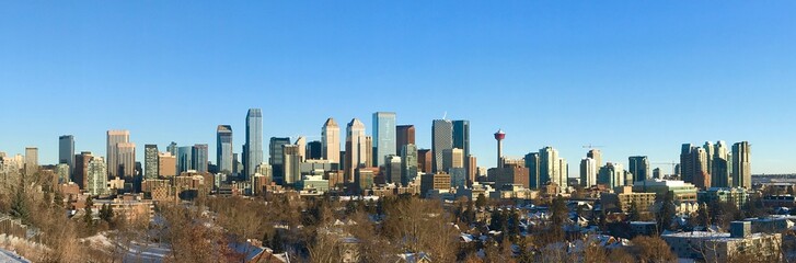 Downtown skyline of Calgary Alberta
