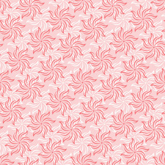 Pink abstract flowers background. Floral seamless pattern.
