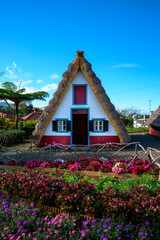 Fototapeta na wymiar traditional madeira house