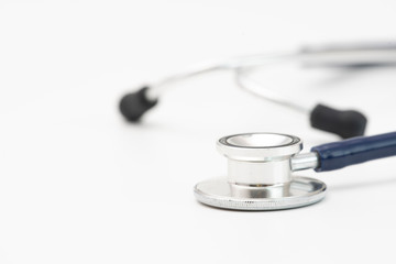 stethoscope on white background, medical tool