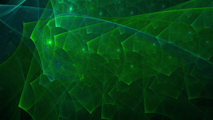 3D rendering abstract background in aqua menthe color