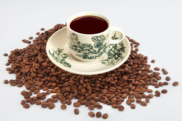 Traditional coffee commonly served in Malaysia and Singapore.