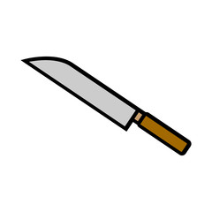 Knife icon vector in trendy style design