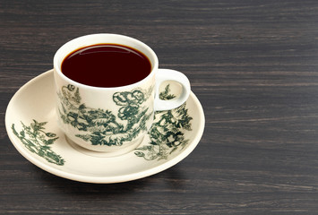 Traditional coffee commonly served in Malaysia and Singapore.