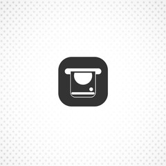 atm icon for mobile concept and web apps design