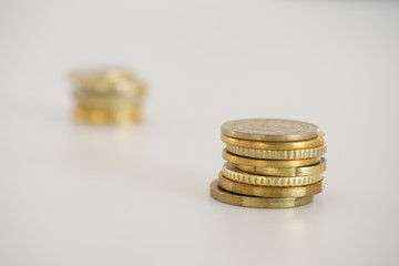 stack of coins