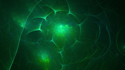 3D rendering abstract background in aqua menthe color