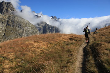 Randonnée dans les Alpes