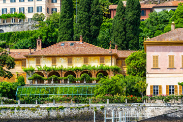 Villa Pizzo at Chernobbio, Como Province, Lombardy, Italy, Lake Como view
