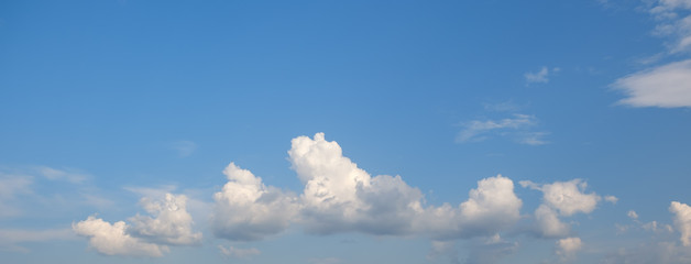 The white clouds have a strange shape