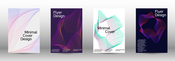 Cover design template set 