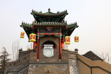 Chinese classical architecture in the park