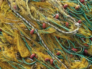 fishing nets and ropes